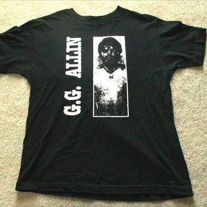GG Allin T-shirt Medium size, 100% Cotton